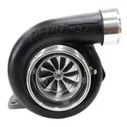 Aeroflow Boosted 6762 .82 T4 Flange V-Band Outlet GTX3584 Black - AF8005-4022BLK