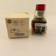 Allen Bradley 800T-QT10 Red Illuminated Push Button Pilot Light 120V AC/DC