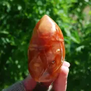 SALE was 55 | 273g Carnelian Geode Crystal Flame Tower from Madagascar
