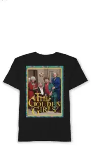 Well Worn Women’s Size Medium Golden Girls Group Screen Print Graphic T-Shirt