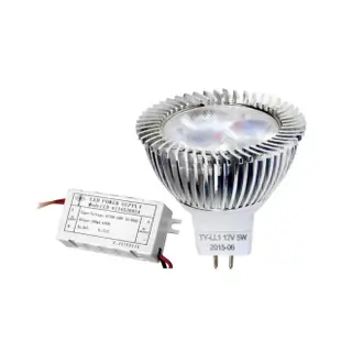 【E極亮】LED MR16 12V 5W 杯燈 白光 黃光 4入組(LED MR16 軌道燈 含驅動)