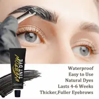 在飛比找蝦皮購物優惠-Eyelash Eyebrow Tint Kit Semi 