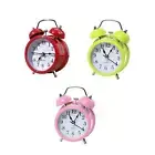 Noiseless backlit alarm clock for heavy sleeping adults,
