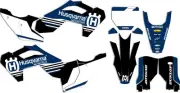 2023-24 Husqvarna FC TC 125-450 ST1 Husqvarna Graphics Kit BLUE Msg Plate Info