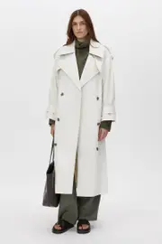 Elysian Trench Coat in Alabaster White - CAMILLA AND MARC® C&M