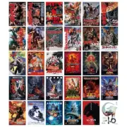 Ichiban Kuji Godzilla 70th Anniversary Prize C poster collection set of 30 types