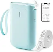 NIIMBOT Label Maker Machine D11 Label Printer Tape Included Portable Wireless Connection Multiple Templates Available for Phone Easy to Use Office Home Organization USB Rechargeable