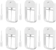 6 Pack Portable Card Spray Bottle 45ML Travel Perfume Refillable Bottle Slim ...