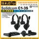 預購怪機絲 HollyLand猛瑪 Solidcom C1-3S 1對2耳機系統 全雙工無線對講系統1000英尺 公司貨