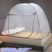 Pop Up Bed Mosquito Net Tent with Bottom Insect Screen Canopy Folding Home Decor
