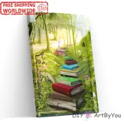 Paint By Numbers Kit Book Abstract Decor Beginner Draw Canvas Acrylic Art Adult