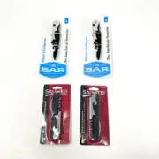 4 Pcs The Bar, Salute 15012 Waiter's Friend Corkscrew Wine Bottle Opener Set