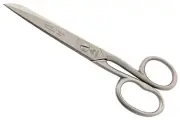 ALPEN PROFESSIONAL HOUSEHOLD TAILOR TEXTILE SCISSORS STAINLESS STEEL LARGE RING