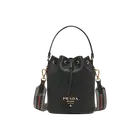 Prada Vitello Phenix Bucket Bag Black