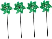 COOPHYA 4pcs Bird Repelling Windmill Garden Decor Outdoor Wind Spinners for Courtyards Lawns Flower Beds Non Harmful Design for Birds Decorative Windmill