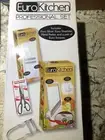 Euro Kitchen Professional Set with Shredder/Slicer/Scissors and Peeler - NIB