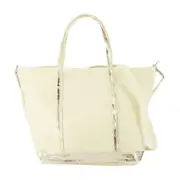 Sequined shoulder bag One size White