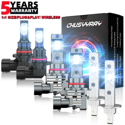LED Faro Alto Bajo + Bombillas antiniebla For Subaru Baja 2003 2004 2005 White (for: Subaru)