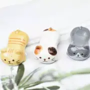 Cute Cat Porcelain Ceramic Chopstick Rest Rack Creative Tableware Mini Decors