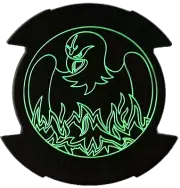 4" MARINE CORPS HMHT-302 PHOENIX BLACKOUT GLOW HOOK & LOOP PVC JACKET PATCH