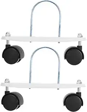 Oil Radiator Heater Foot Wheel Bracket Casters Swivel Replacement Wheels Kit for Mobile Pulley Brackets