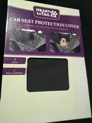 NEW Heart to Tail Car Seat Protection Cover for dogs cats Black