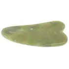 Gua Sha Natural Green Jade Quartz Crystal Stone Crystal Bodys Massage Board T Le
