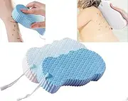 artharvaa retail 2pcs Ultra Soft Bath Body Shower Sponge, Magic Bath Sponge Dead Skin Remover, Super Soft Exfoliating Bath Sponge Painless Scrub Sponge for Adults Children(Multi-Colour)
