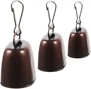 MAGICLULU 3Sets Loud Cowbell for Pets of Lost Hanging Bells for Dogs for Outdoor Camping and Traveling for Training and Safety
