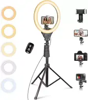 Eicaus 12" Ring Light with Tripod Stand and Phone Holder
