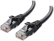 Cable Matters 10Gbps Snagless Long Cat 6 Ethernet Cable - 6m, Cat 6 Cable, Cat6 Internet Cord for Networking, Black