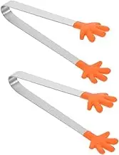 Set of Mini Sugar Clips for Tea Desserts Stainless Steel Ice Tongs Small Serving Tongs Versatile Kitchen Tool