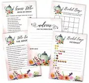 Inkdotpot Bachelorette Party Games Set Bundle Of 5 (Activities For-f8G