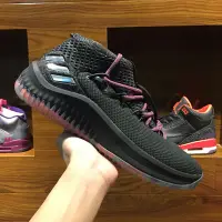 在飛比找Yahoo!奇摩拍賣優惠-Adidas D Lillard 4 CNY 黑紫 彩虹底 