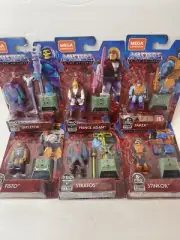 Mega Construx MOTU set of 6 SKELETOR PRINCE ADAM FAKER FISTO STRATOS STINKOR