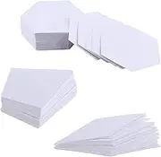 kesoto 300Pcs Paper Quilting Templates English Paper Piecing DIY Patchwork Sewing Crafts
