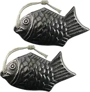 Toribe Seisakusho Iron Supplement, Cooking Iron Egg, Iron Health Sea Bream, Set of 2