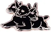 [Pinstant] Cerberus Hound of Hades Greek Mythology Guard Guardian Gates of Hell Underworld 3 Three Headed Head Dog Wolf Heracles 12 Labors Zeus 1.25" Enamel Pin Badge, 1.25 Inches, Enamel, metal