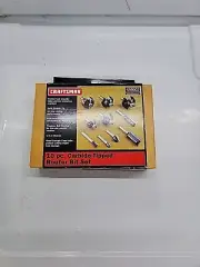 Craftsman 10pc Carbide - Tipped Router Bit Set w/Case 926002 Unopened