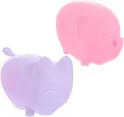 2pcs Silicone Hand Warmer Eggs Reusable Portable Doll Shape Warmer for Cold Days Random