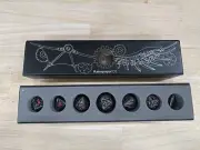 Kakapopo TCG Endless Light Polyhedral Dice Set - Black And Red