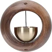 Generic Shopkeepers Bell for Door Opening, Wood Door Chime for Entrance, Doorbell Wind Chime Hanging Decoration Garden Office Home Business