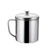 304 Stainless Steel Coffee Mug With Lid Handle Drinkware Milk Tea Cup Mugs