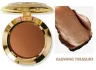 MAC Skinfinish Metallic GLOWING TREASURE Cream Blush Full Size 0.20 oz NIB