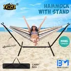 OGL Portable Hammock with Stand Swing Bed Hanging Chair Beach Camping Travel