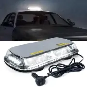 17" LED White Strobe Light Bar Car Truck Rooftop Emergency Warning Flash Beacon