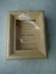 Unstained Wood Complete Shadow Box Frame Glass Included #33-24126 Inside Dim. 3”