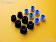 12 pcs (BMF-CLBL) S/M/L Memory Foam and Round Eartips for Jaybird X3 Headphones