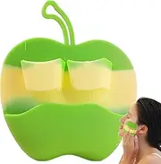 Silicone Face Scrubber - Facial Cleansing Pad Exfoliator Brush =,Soft Bristle Manual Handheld Pore Cleansing Face Brush Removes Dead & Dry Skin