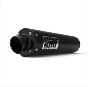 HMF Performance Black Slip On Exhaust Black Cap Can Am Outlander 650 850 1000